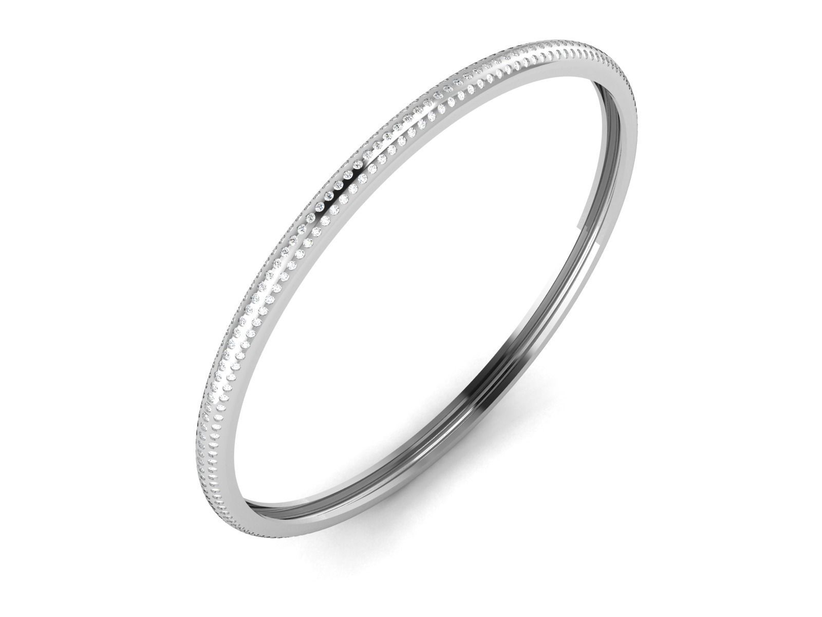 Women Bangle 3dm STL OBJ FBX Render Details 3D print model_1