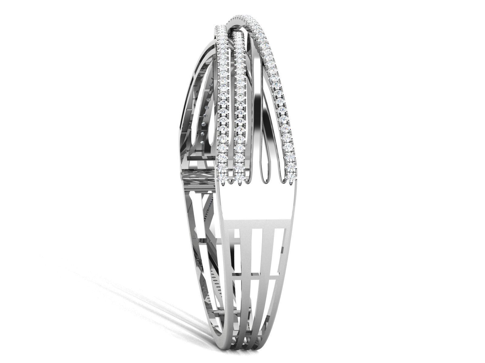 Women Bangle 3dm STL OBJ FBX Render Details 3D print model_5