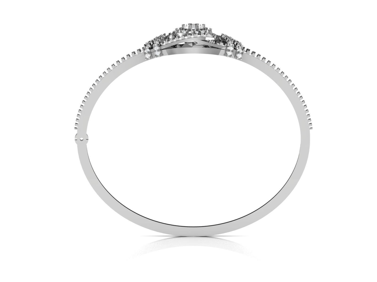 Women Bangle 3dm STL OBJ FBX Render Details 3D print model_4