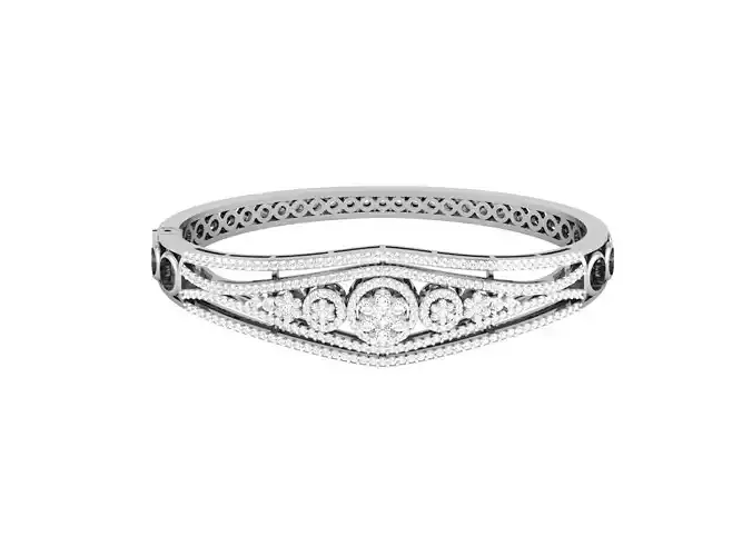 Women Bangle 3dm STL OBJ FBX Render Details