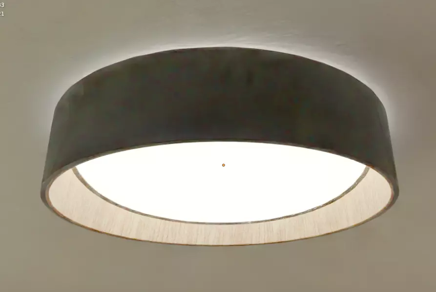 Ceiling Lamp - no textures Free 3D model_0