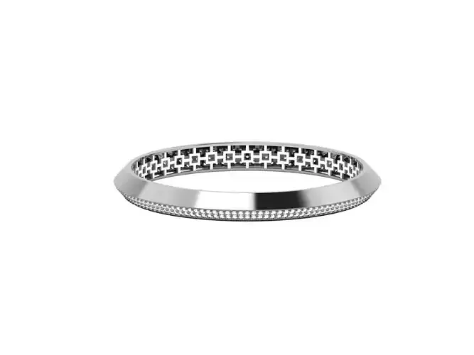 Women Bangle 3dm STL OBJ FBX Render Details