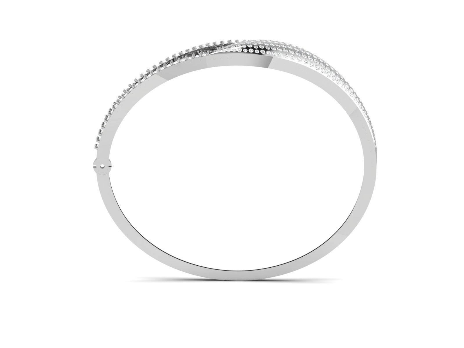 Women Bangle 3dm STL OBJ FBX Render Details 3D print model_3