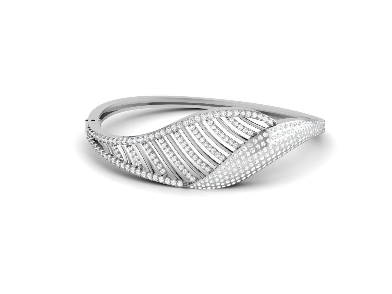 Women Bangle 3dm STL OBJ FBX Render Details 3D print model_6