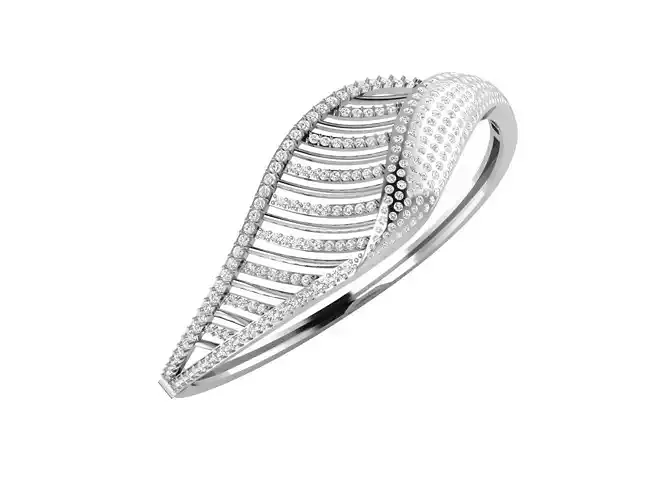 Women Bangle 3dm STL OBJ FBX Render Details