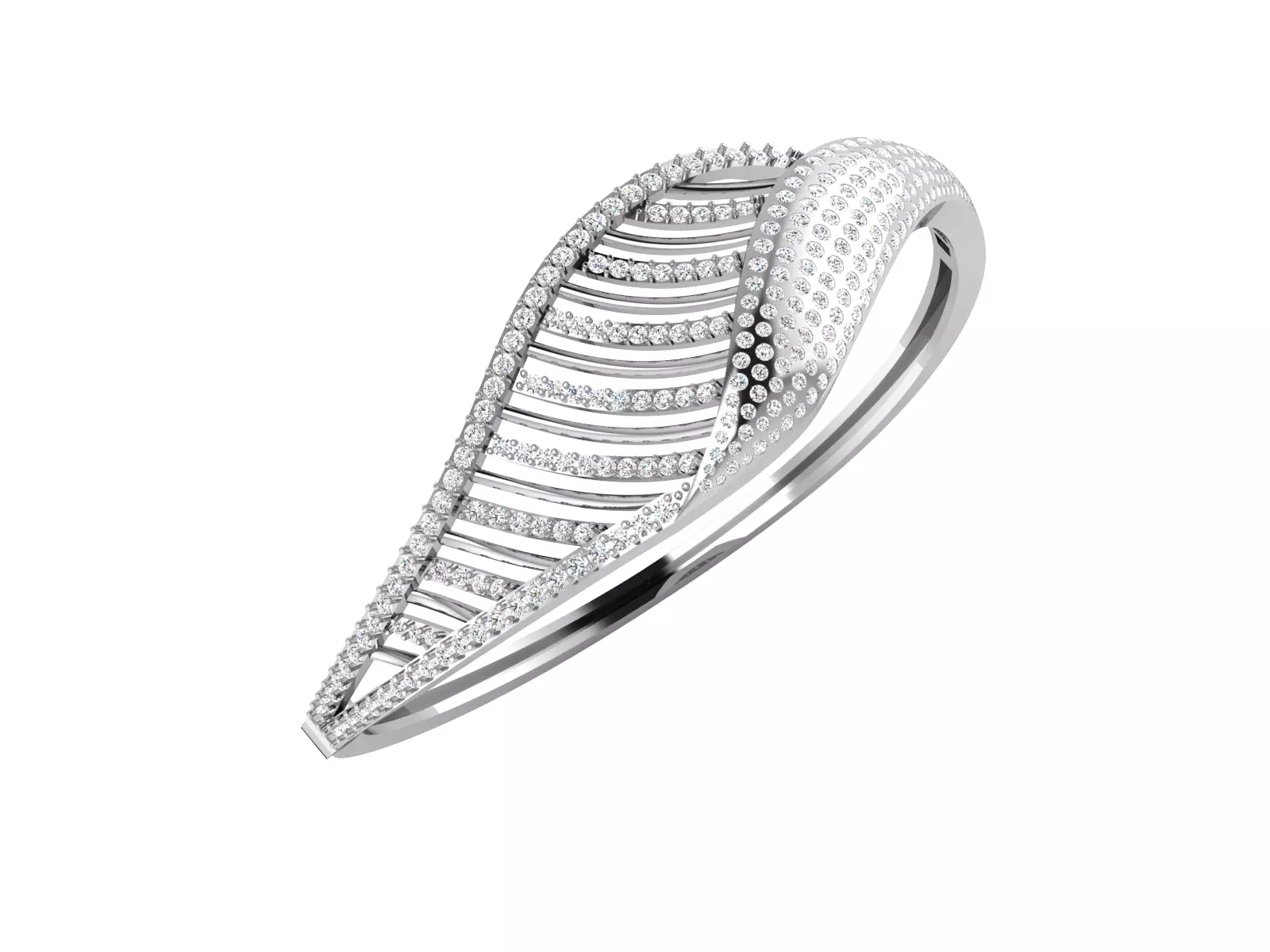 Women Bangle 3dm STL OBJ FBX Render Details 3D print model_0