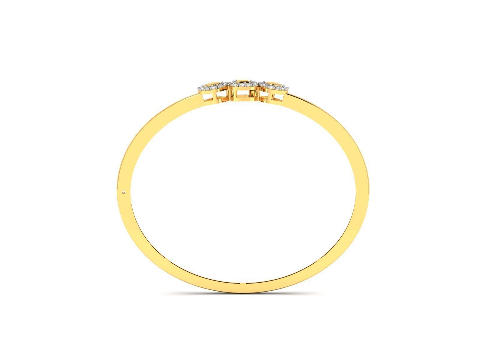 Women Bangle 3dm STL OBJ FBX Render Details 3D print model_1