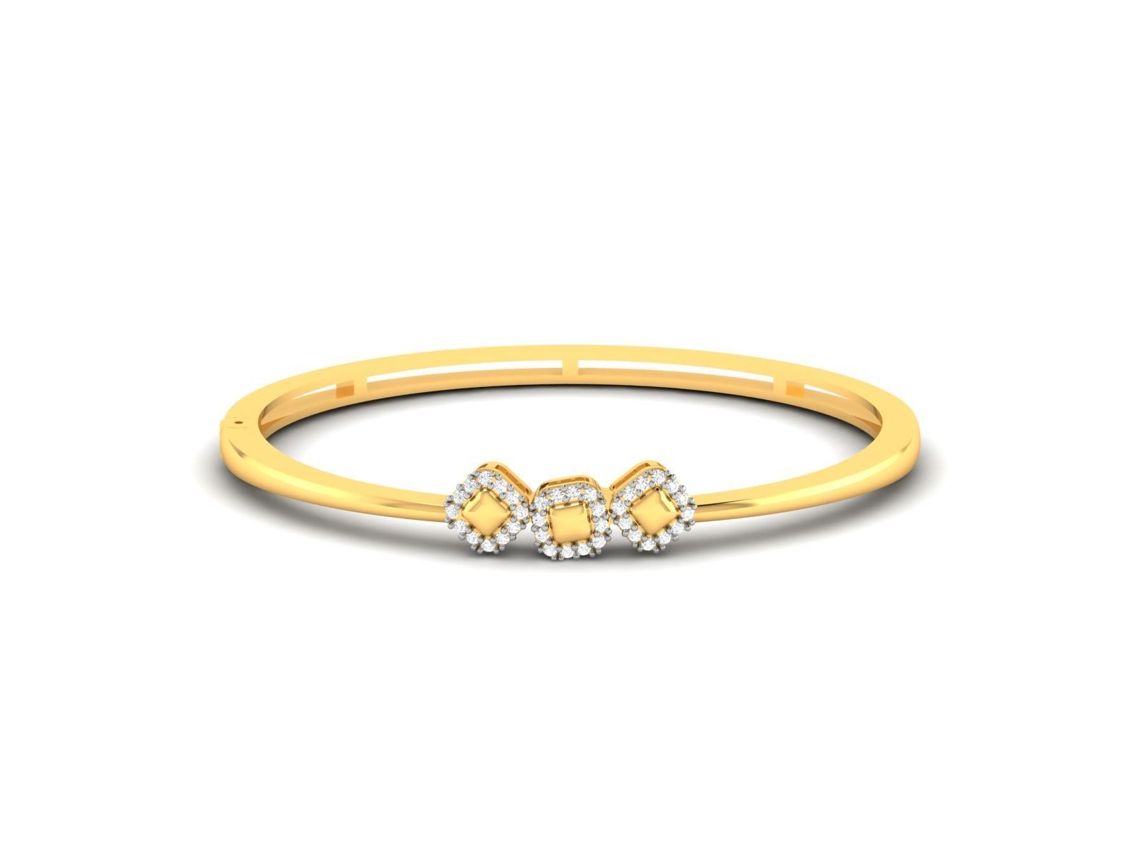 Women Bangle 3dm STL OBJ FBX Render Details 3D print model_6