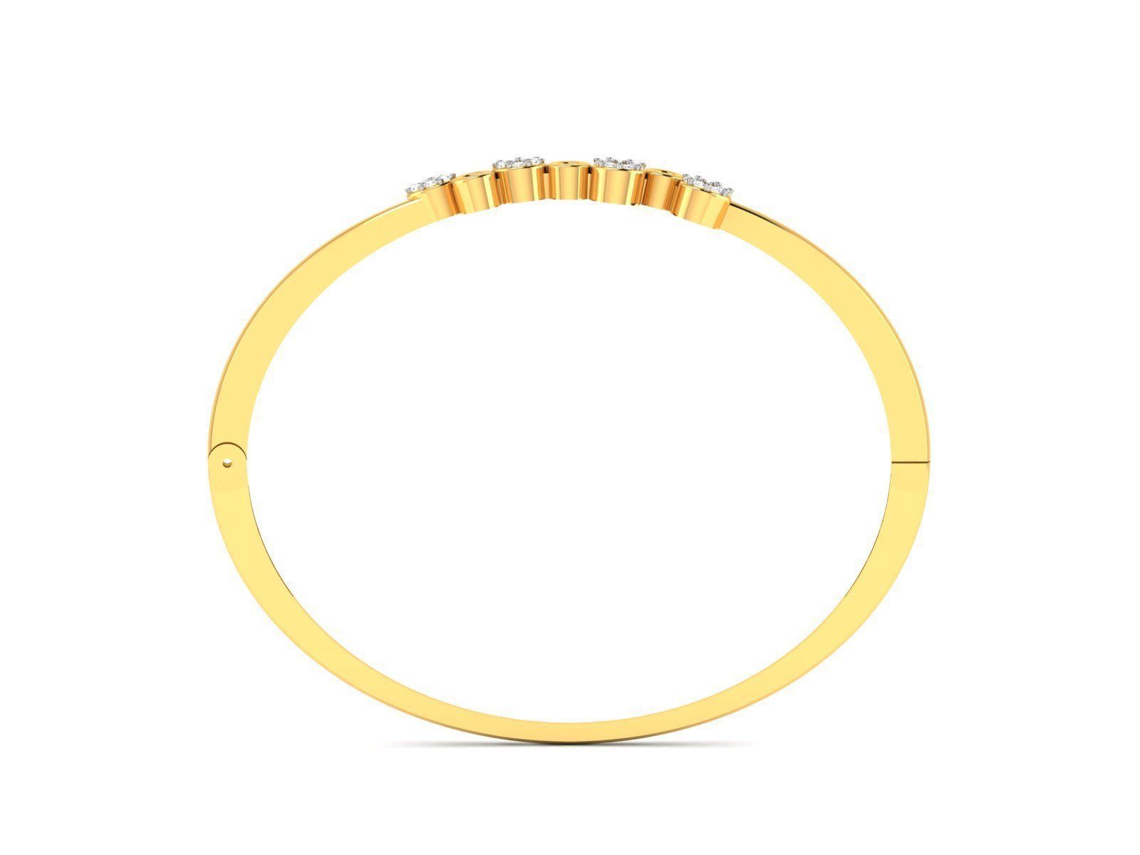 Women Bangle 3dm STL OBJ FBX Render Details 3D print model_1