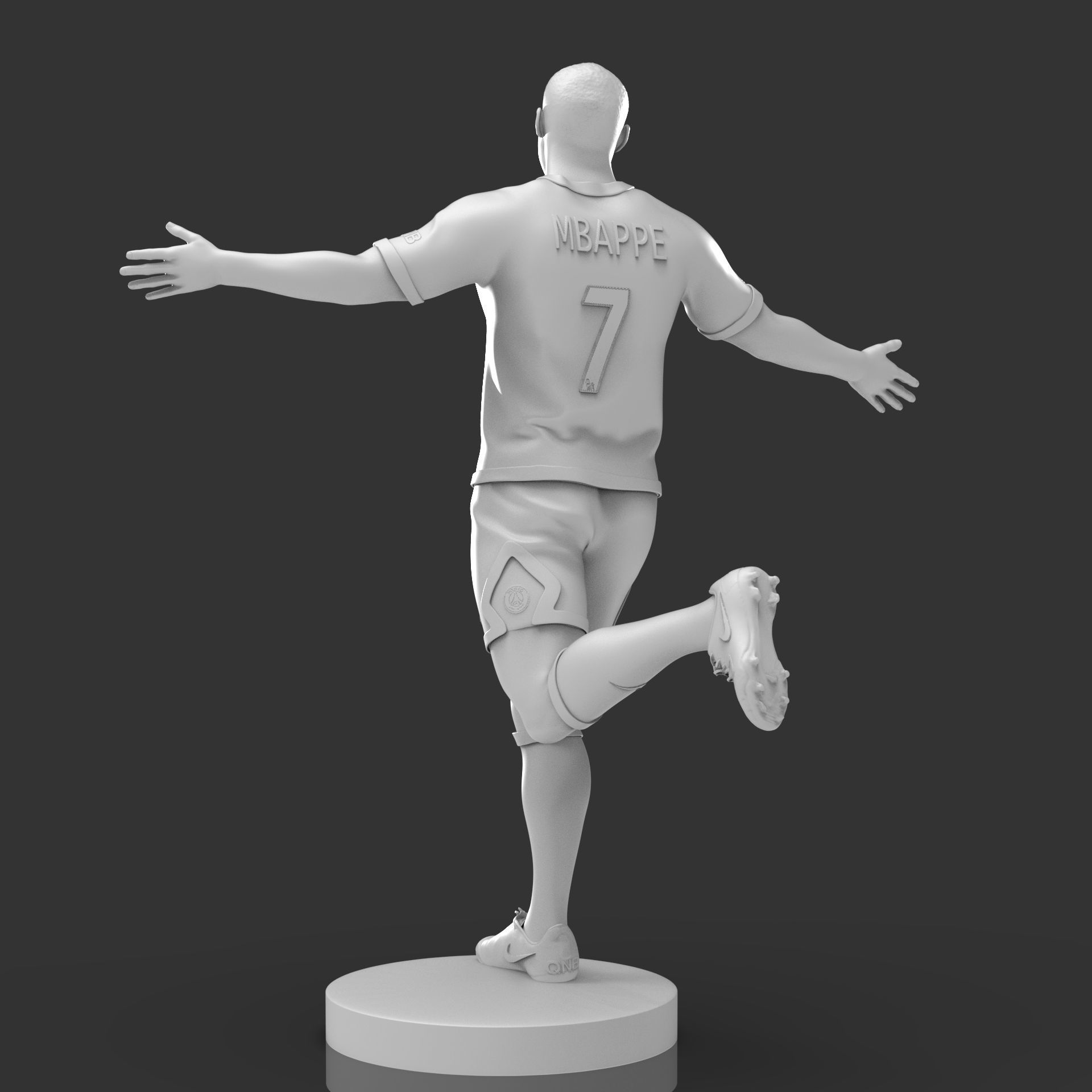 Kylian Mbappe 3D Printable 2 3D print model_18