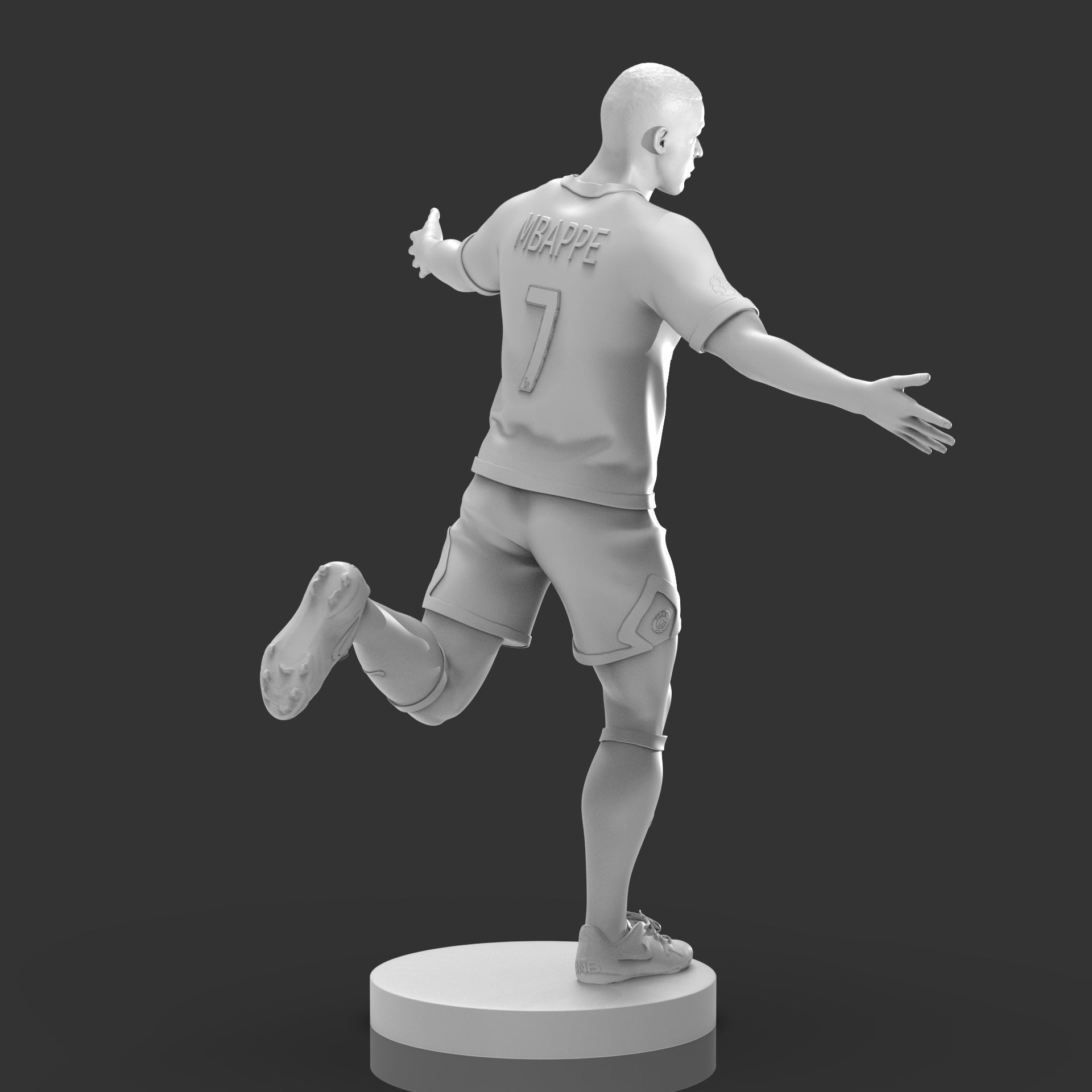 Kylian Mbappe 3D Printable 2 3D print model_23