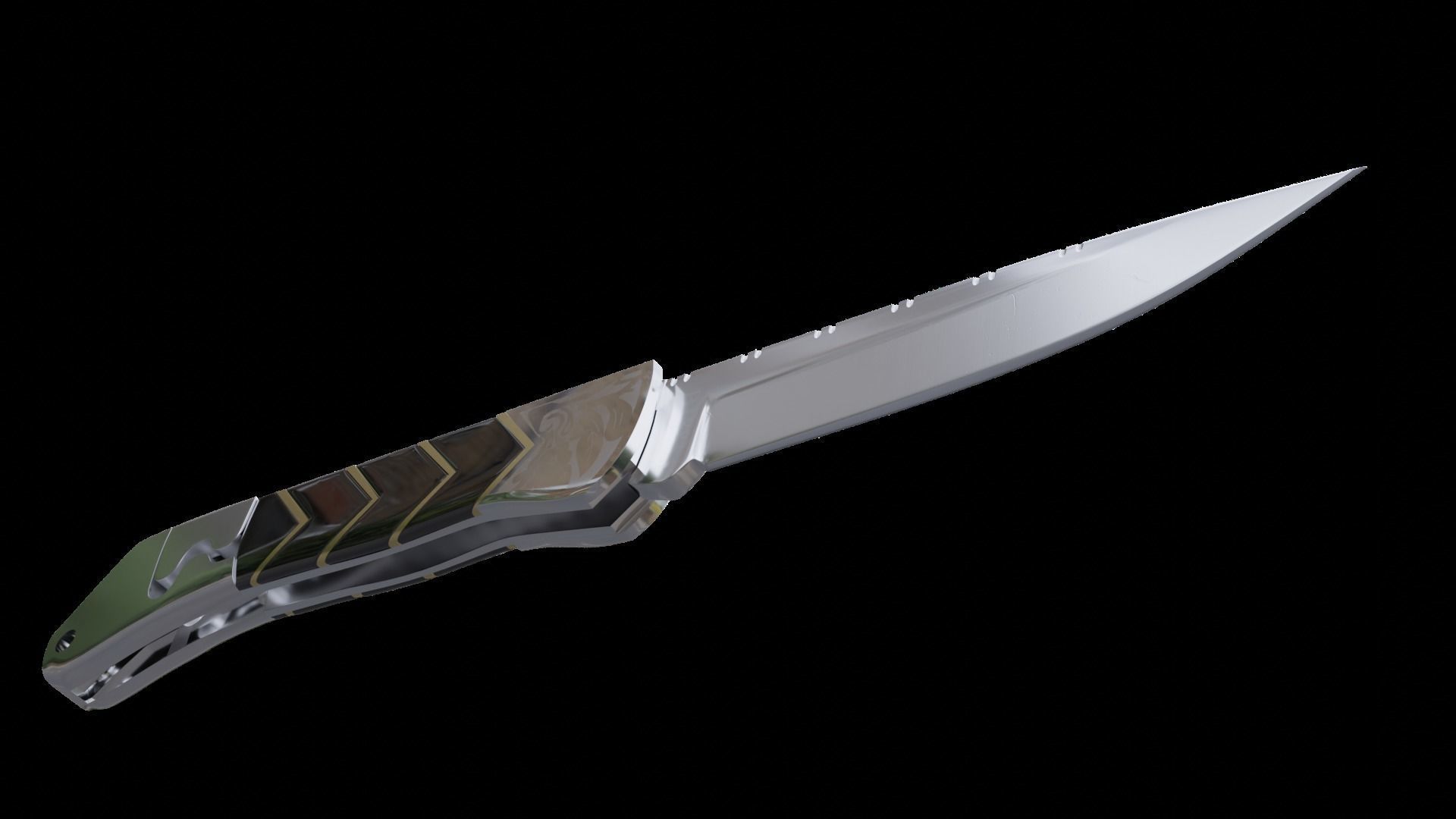 Yinxiang Knife 3D model_2