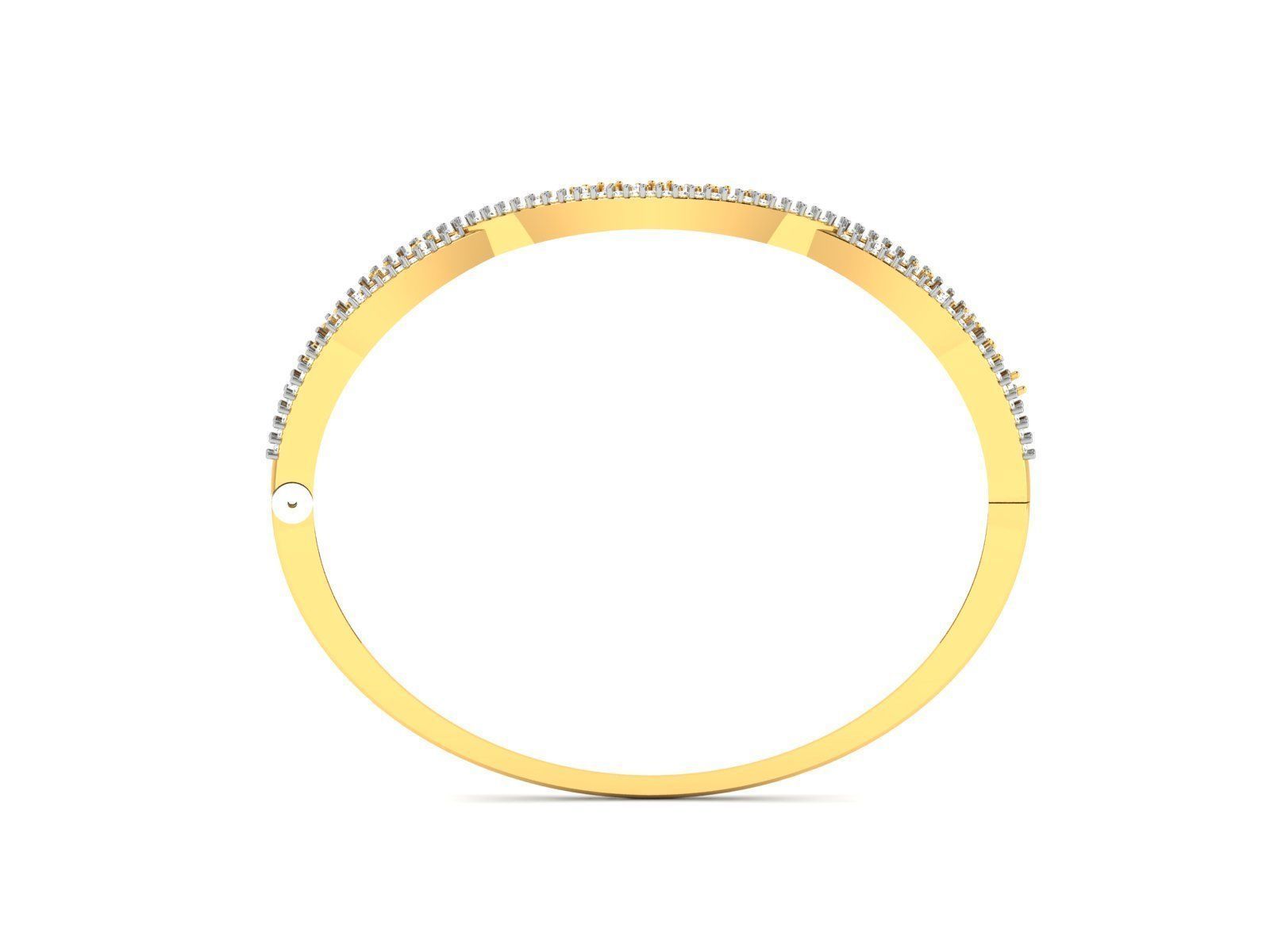 Women Bangle 3dm STL OBJ FBX Render Details 3D print model_3