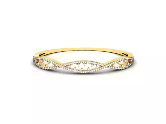 Women Bangle 3dm STL OBJ FBX Render Details