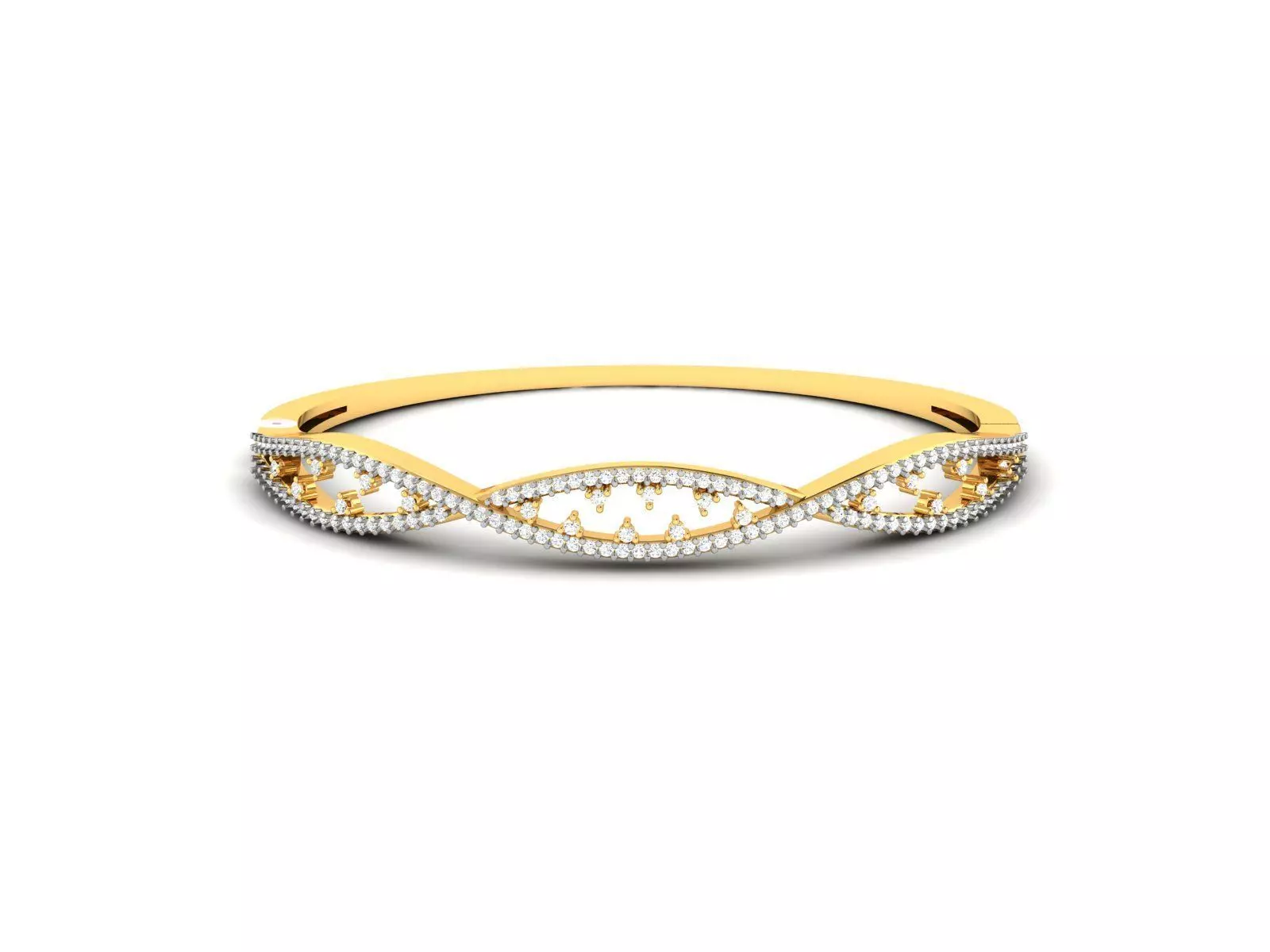 Women Bangle 3dm STL OBJ FBX Render Details 3D print model_0