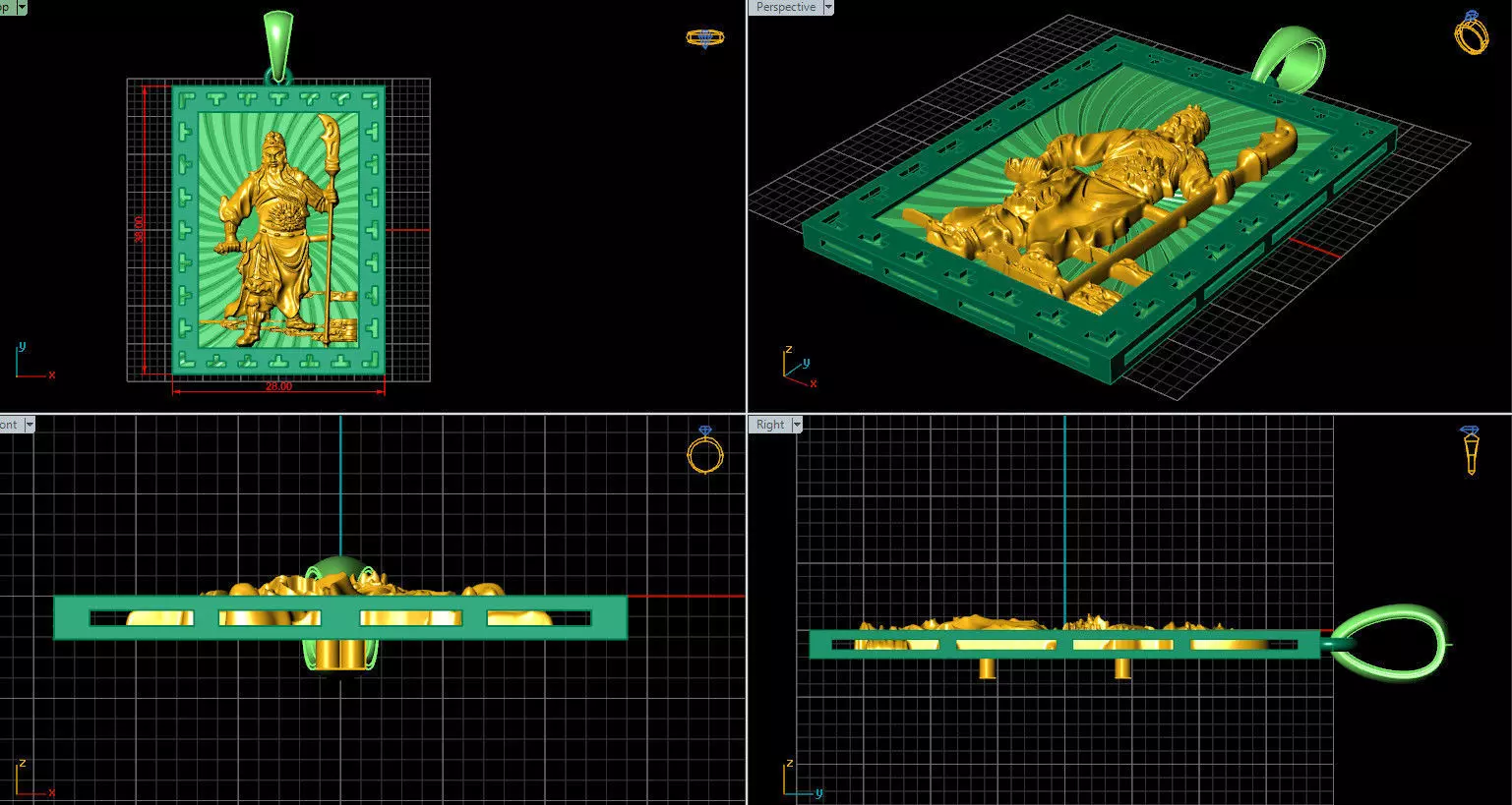 Pendant 33  3D model_0