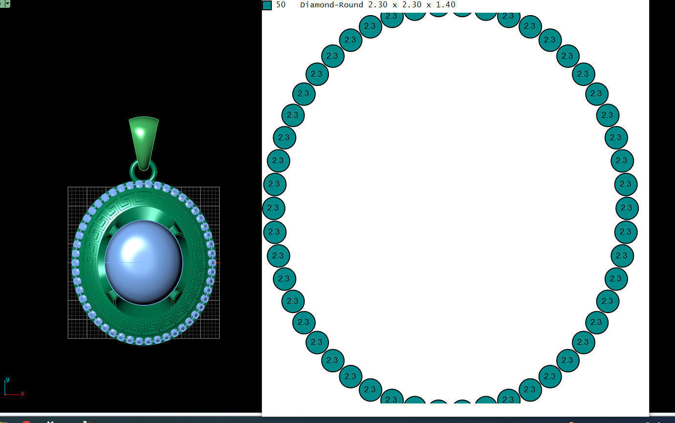 Pendant 35  3D model_1