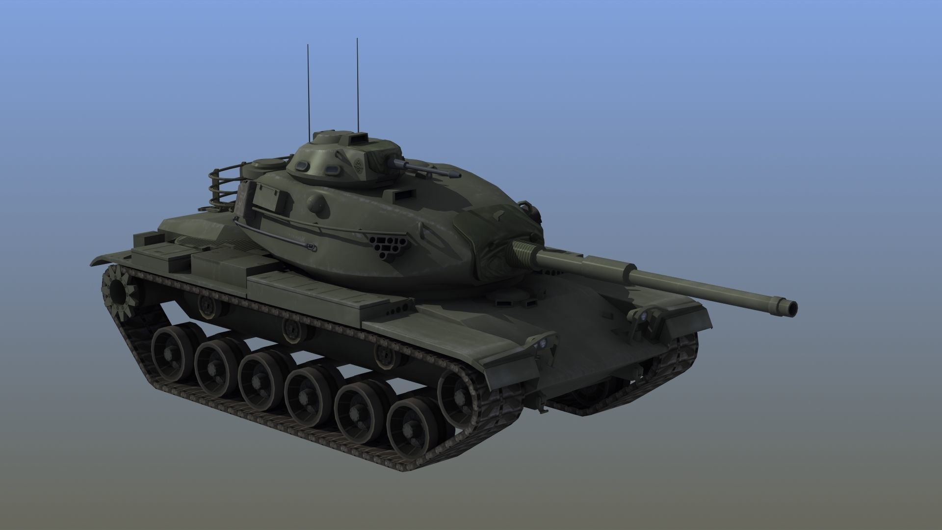 M60A3 Tank 3D model_19