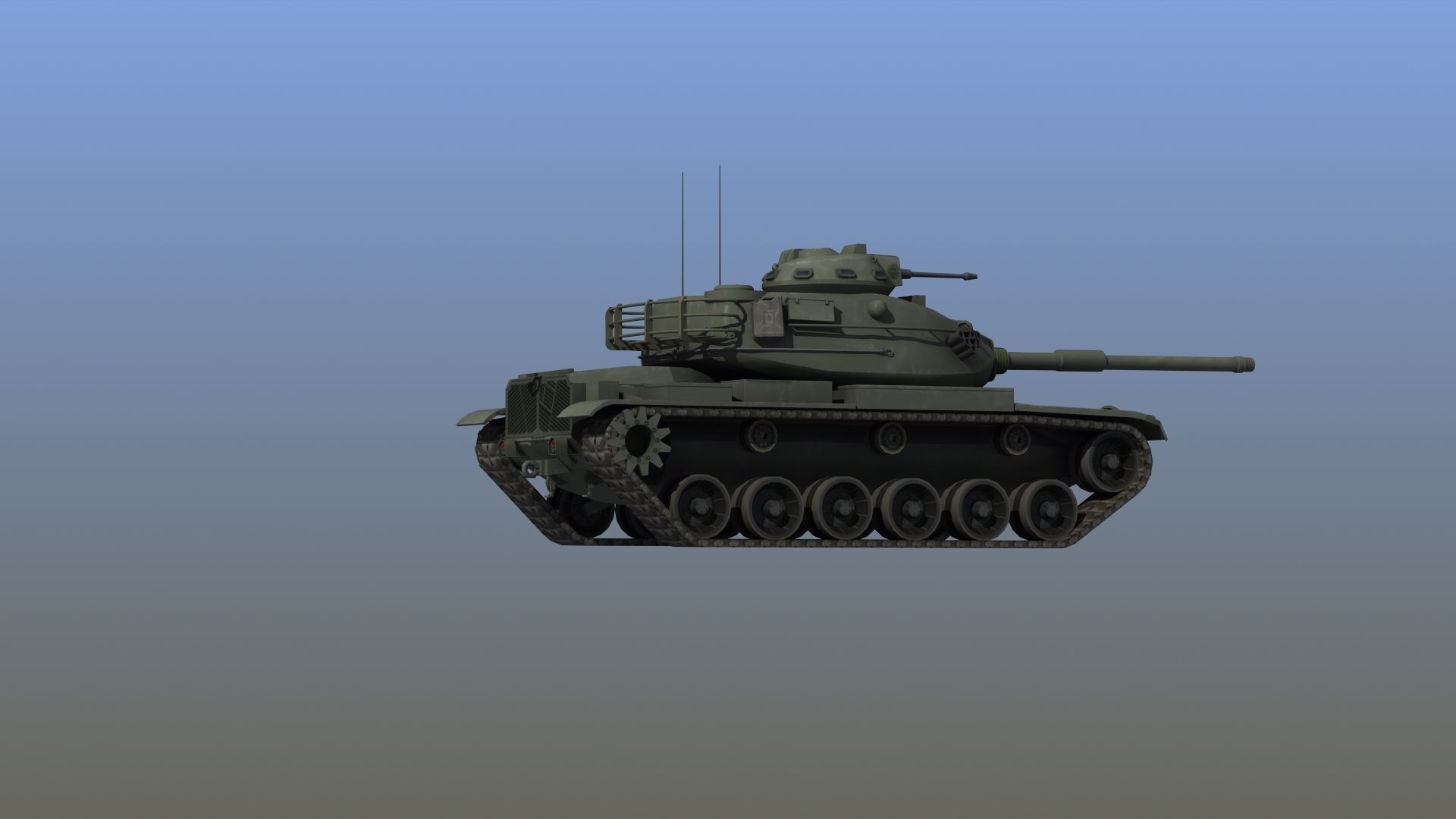 M60A3 Tank 3D model_10