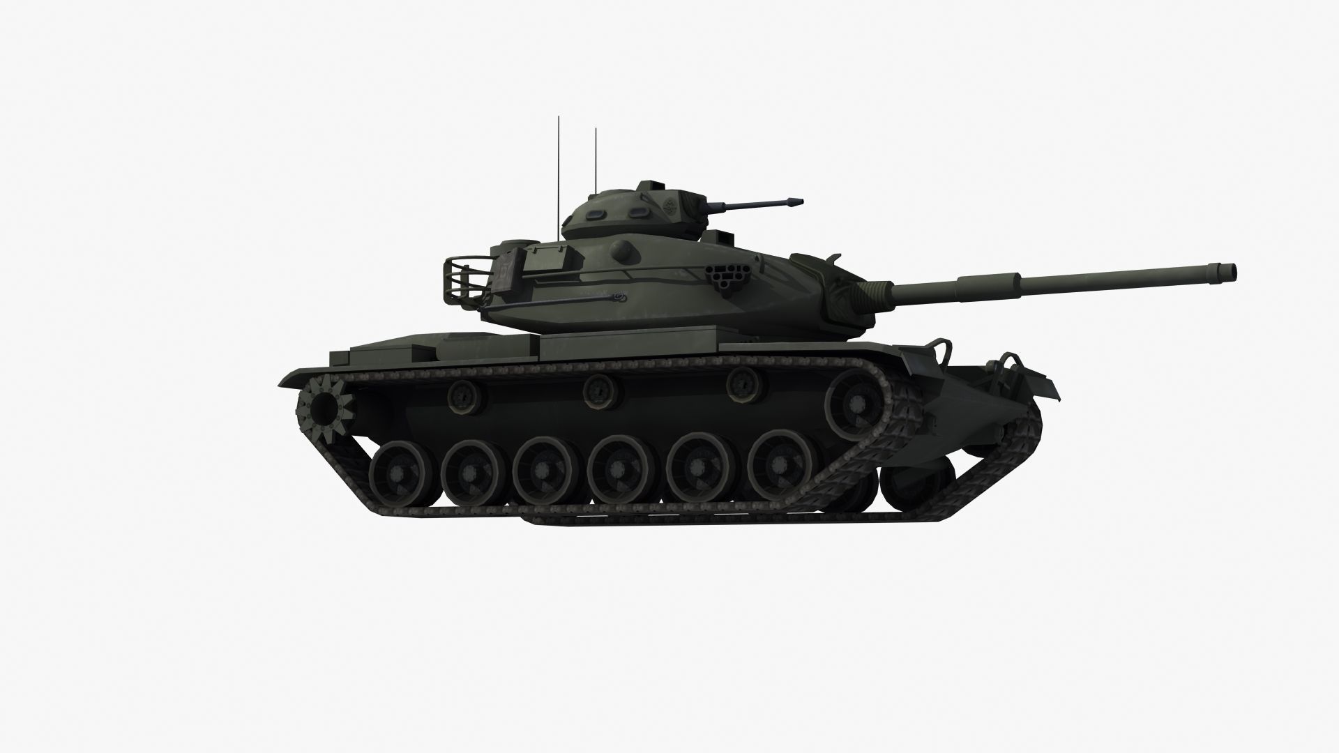 M60A3 Tank 3D model_29