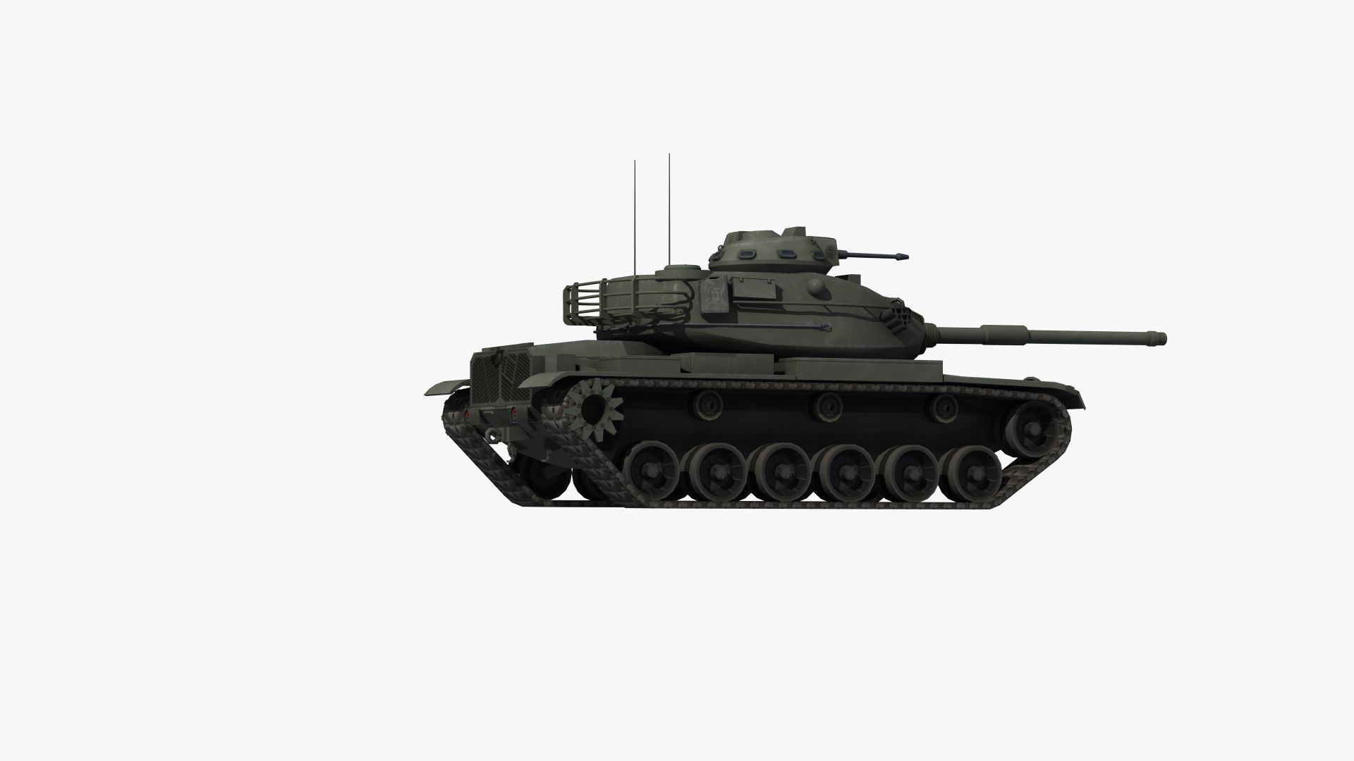 M60A3 Tank 3D model_31