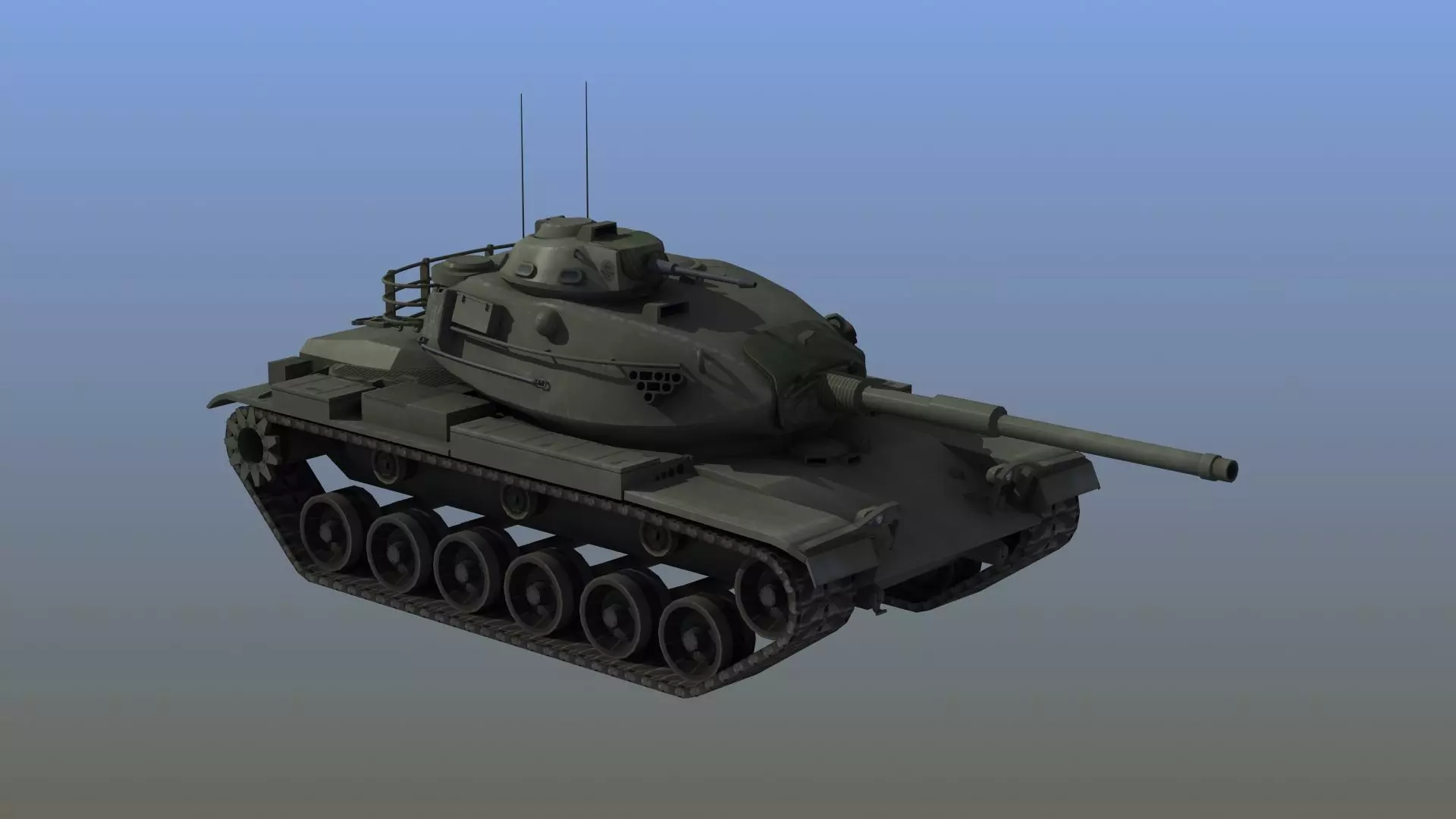 M60A3 Tank 3D model_0