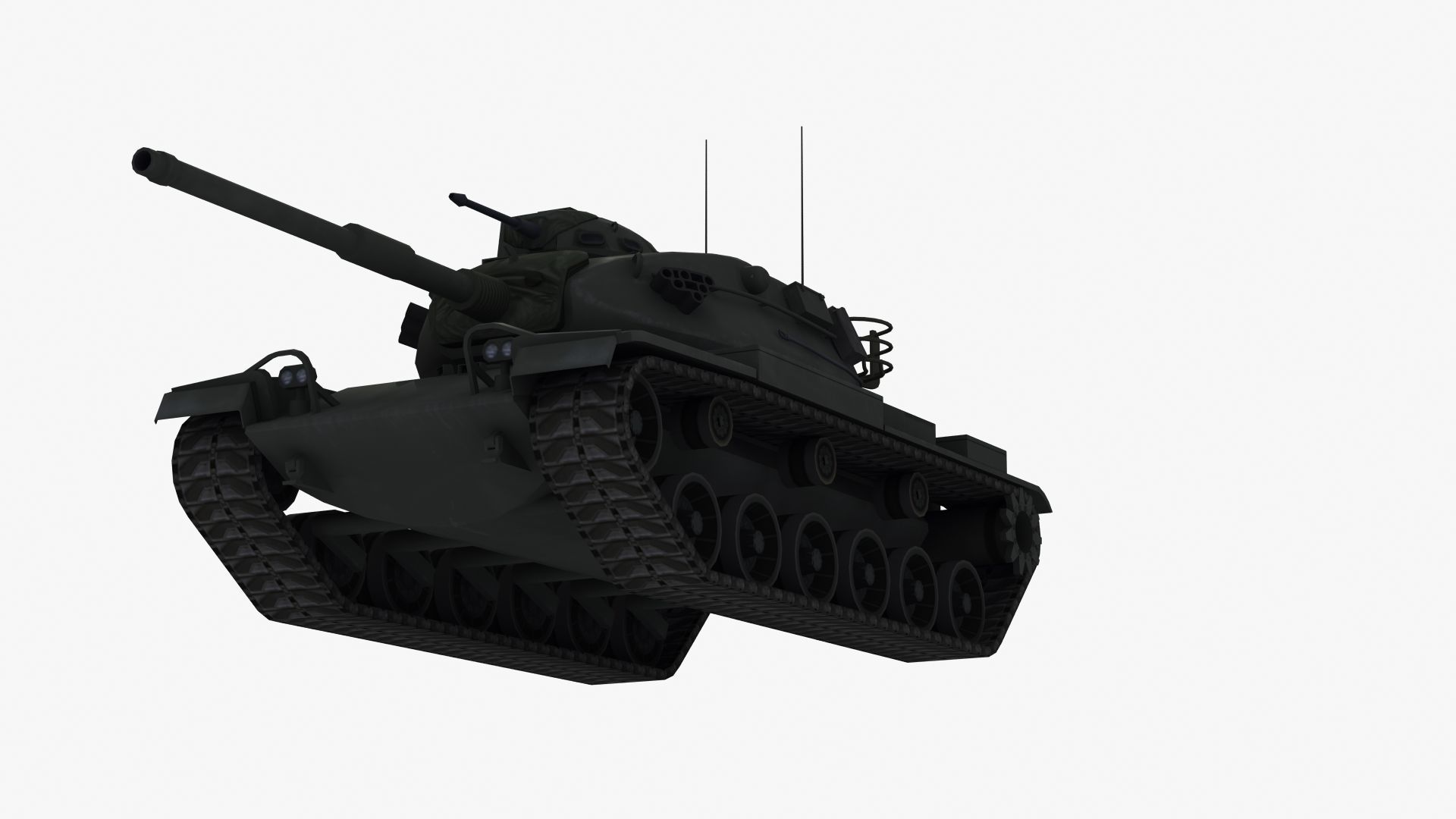 M60A3 Tank 3D model_37