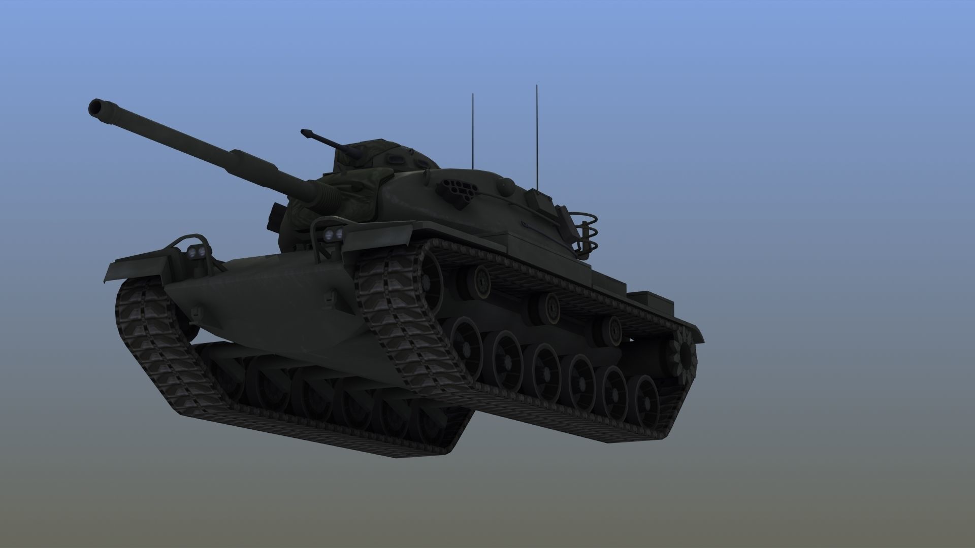 M60A3 Tank 3D model_16