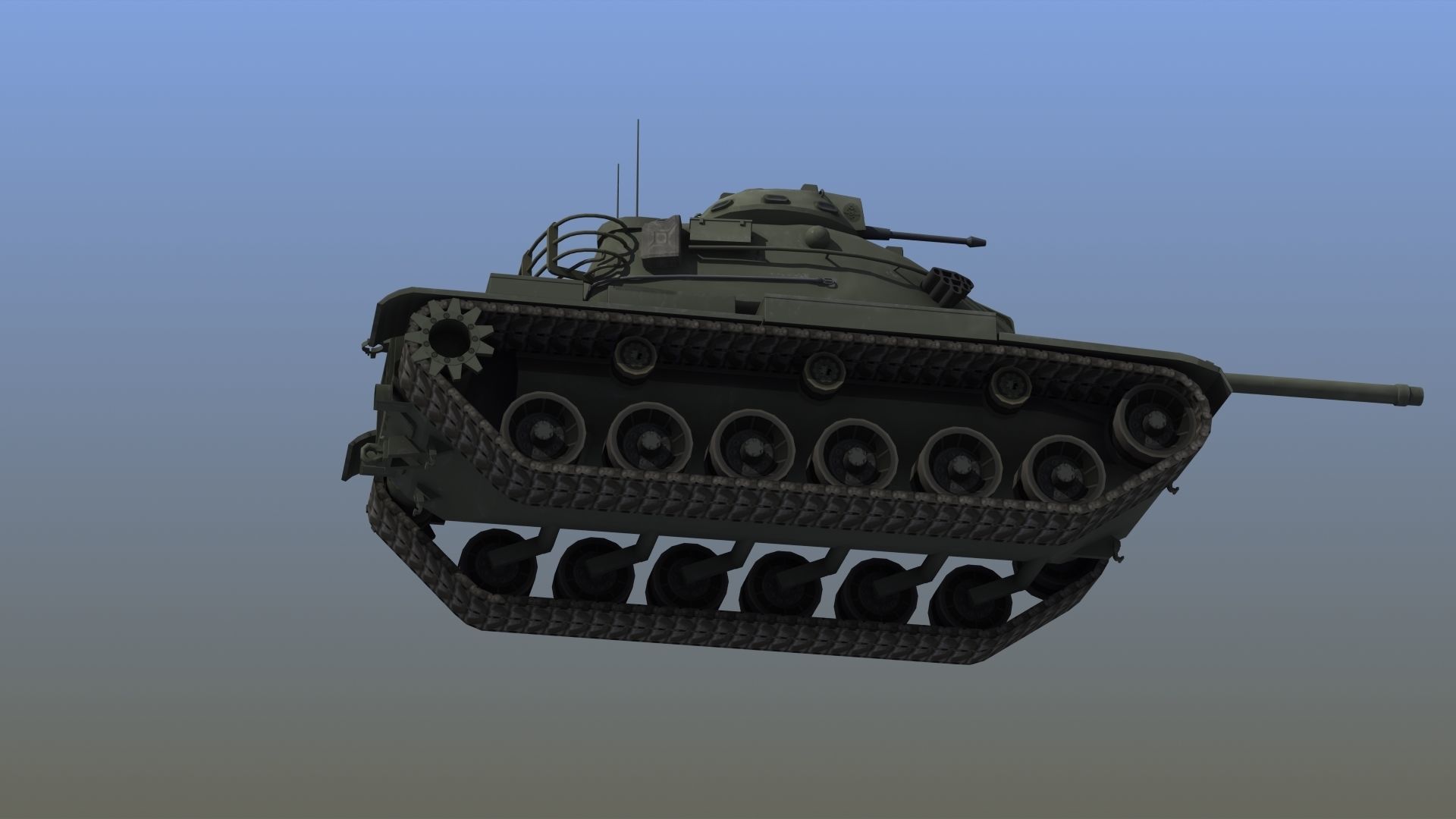 M60A3 Tank 3D model_7