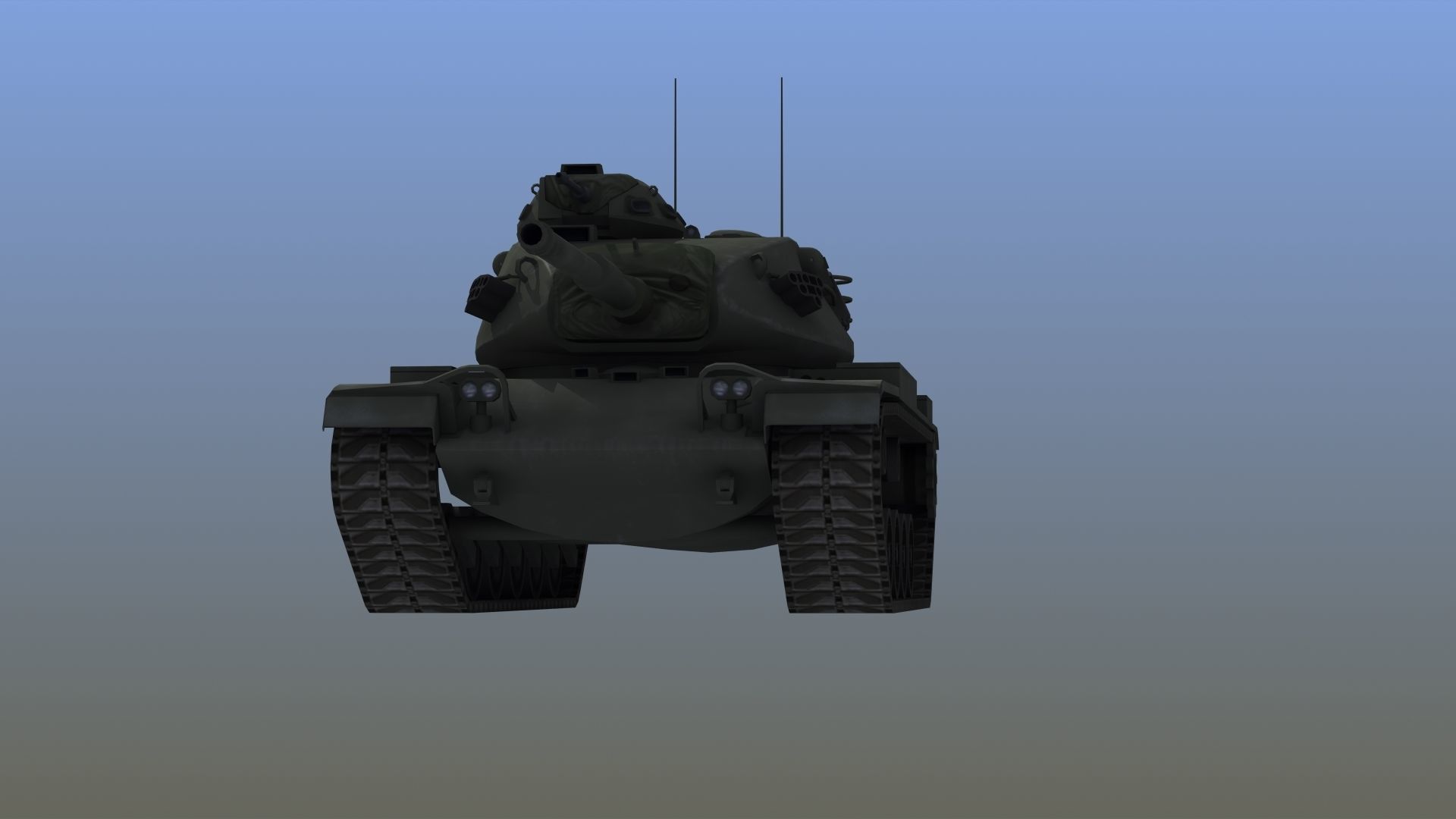 M60A3 Tank 3D model_15