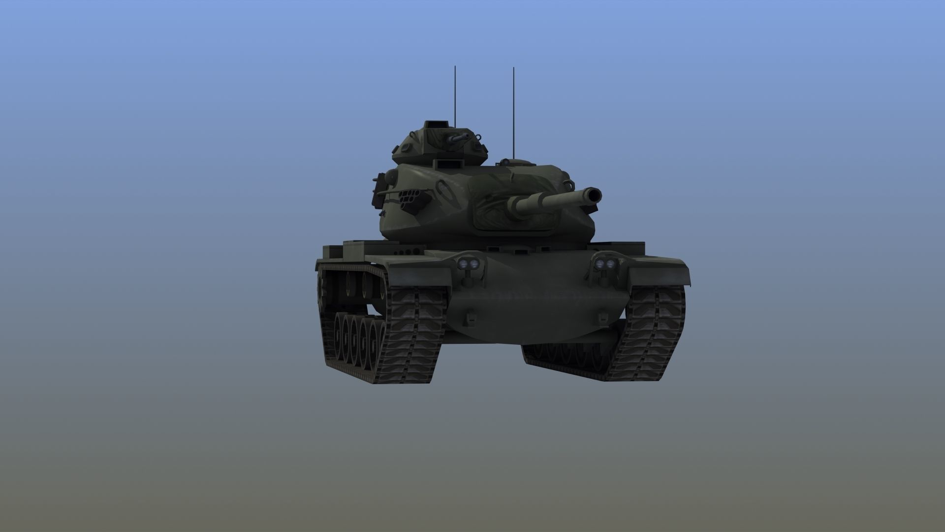 M60A3 Tank 3D model_14