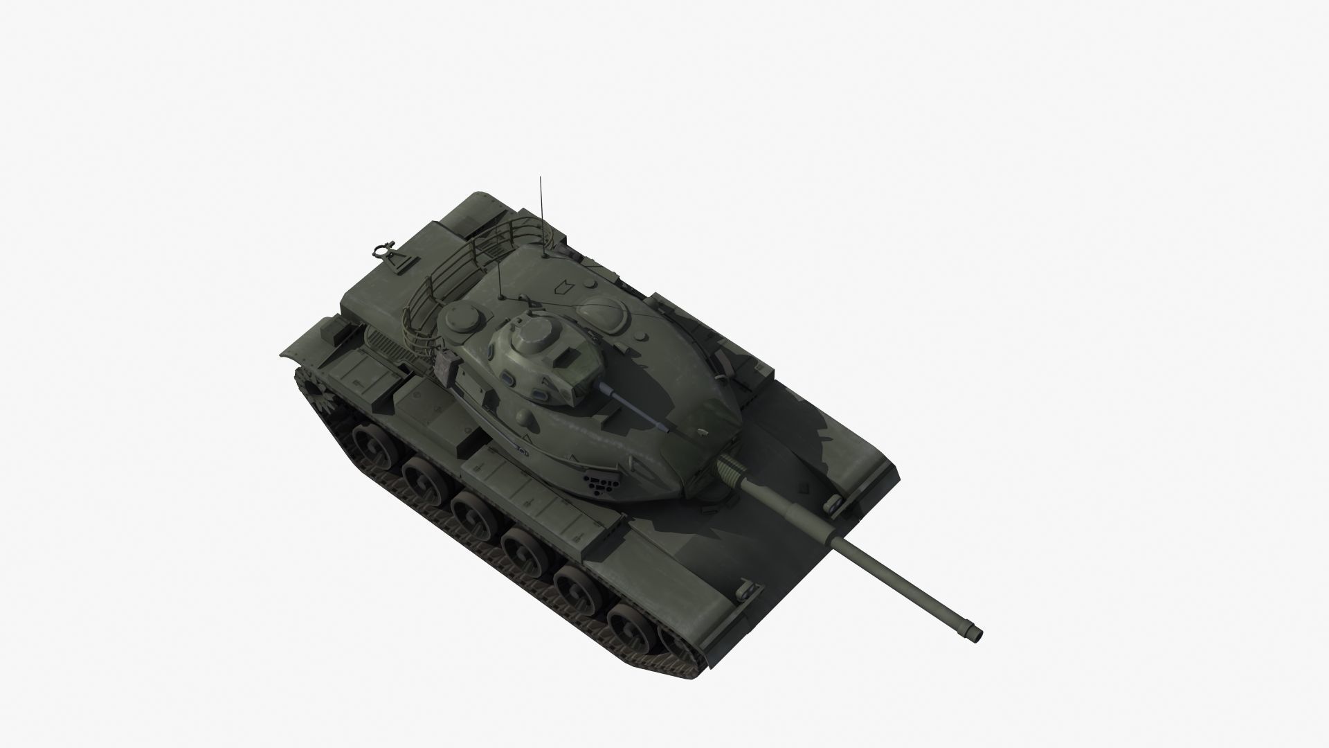 M60A3 Tank 3D model_41