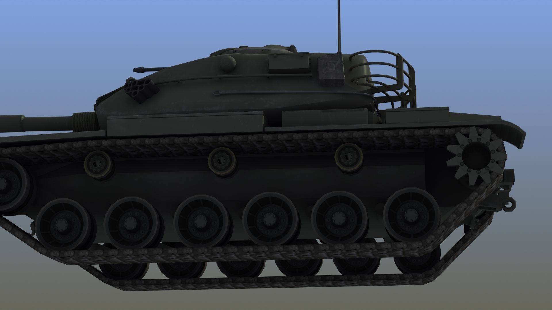 M60A3 Tank 3D model_3