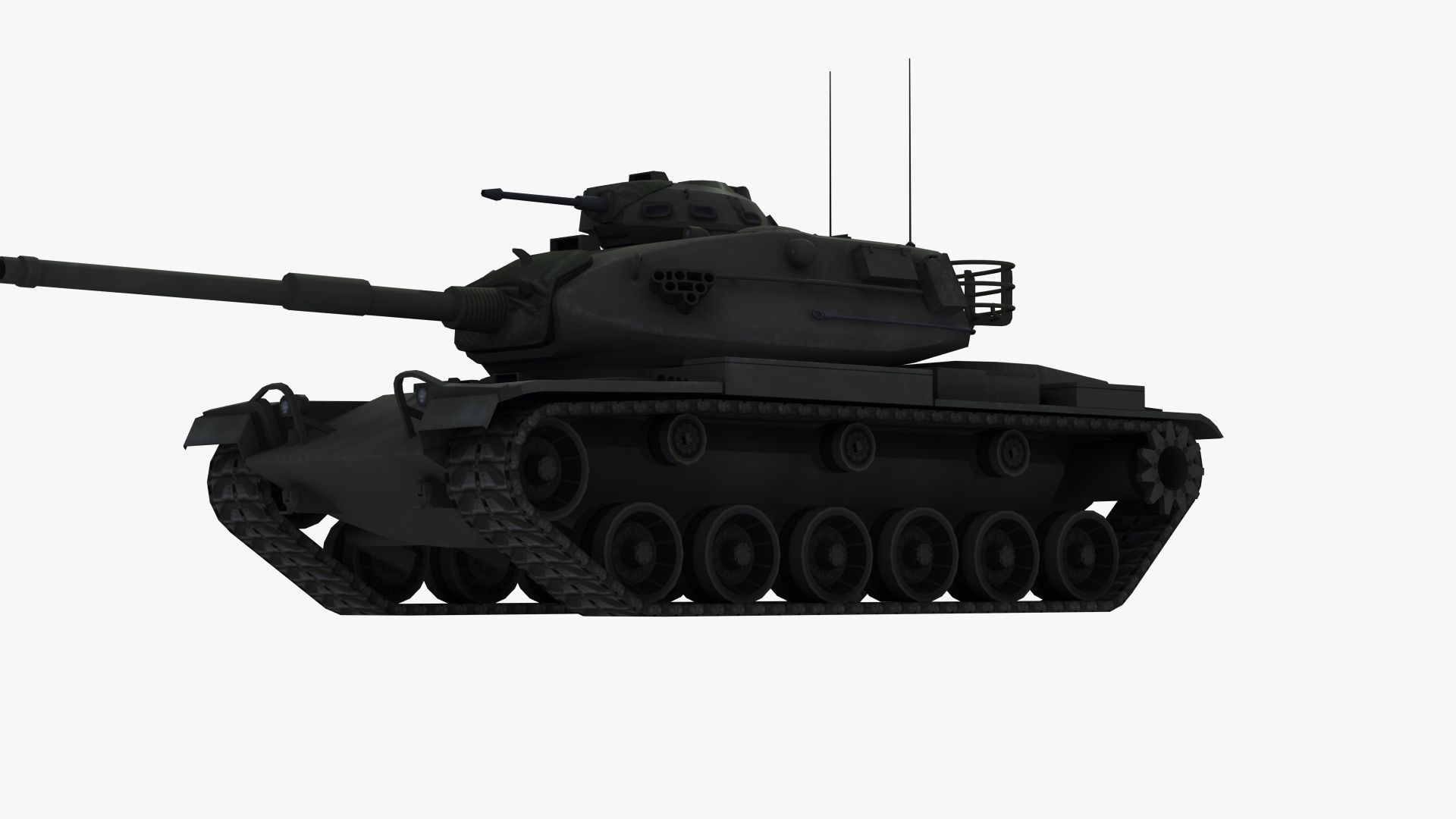 M60A3 Tank 3D model_23