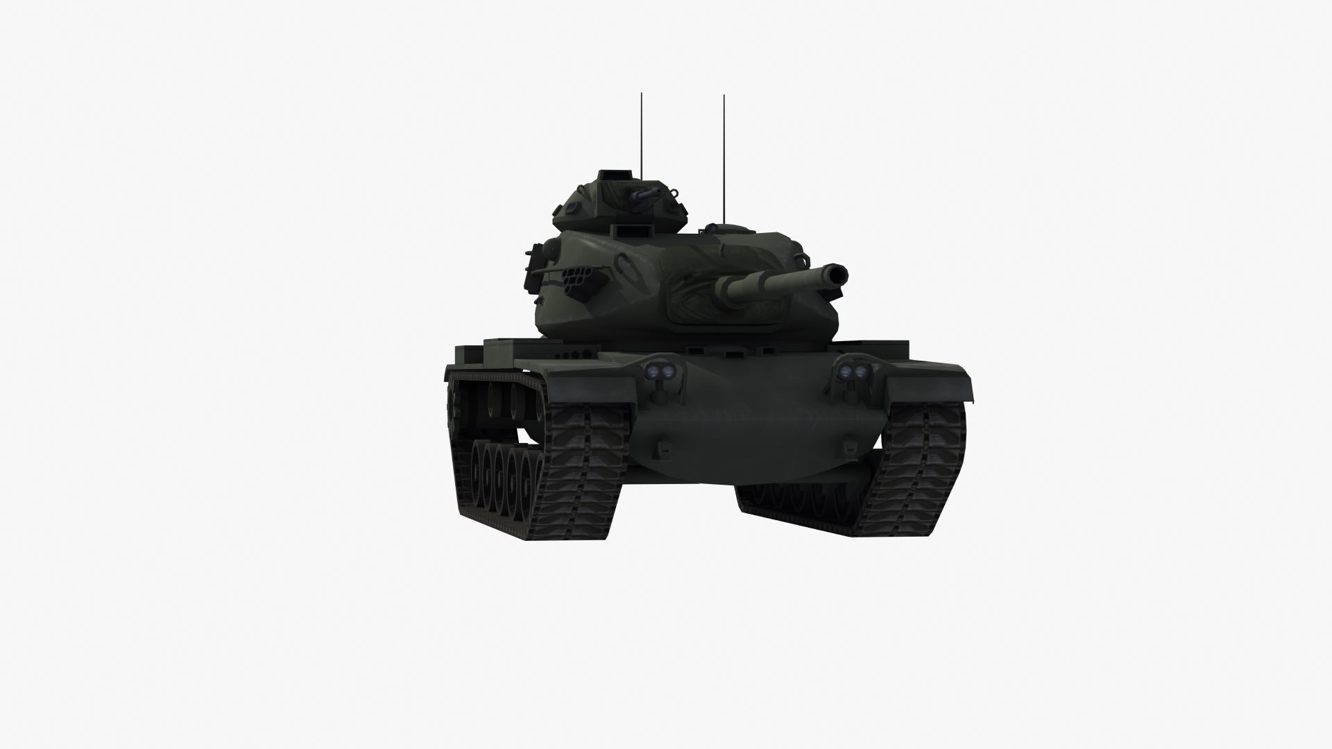 M60A3 Tank 3D model_35