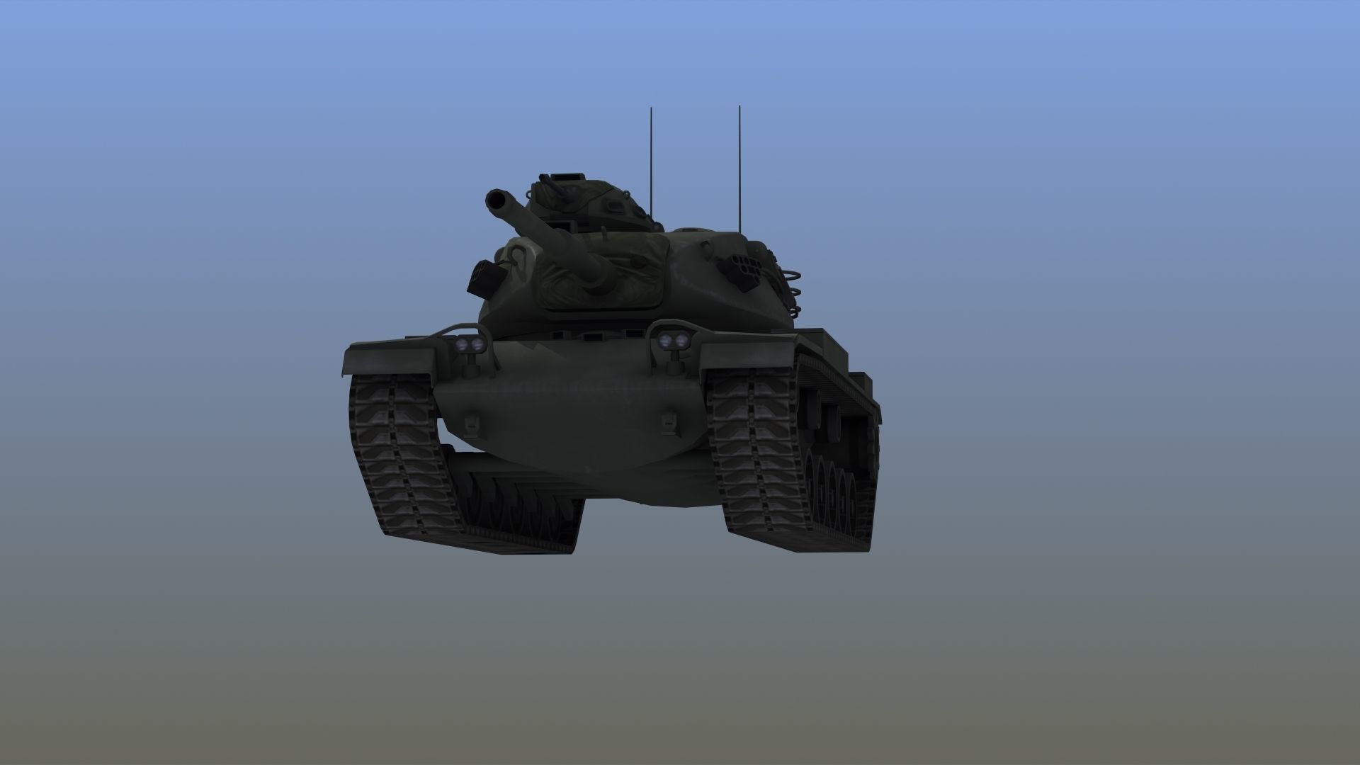 M60A3 Tank 3D model_13