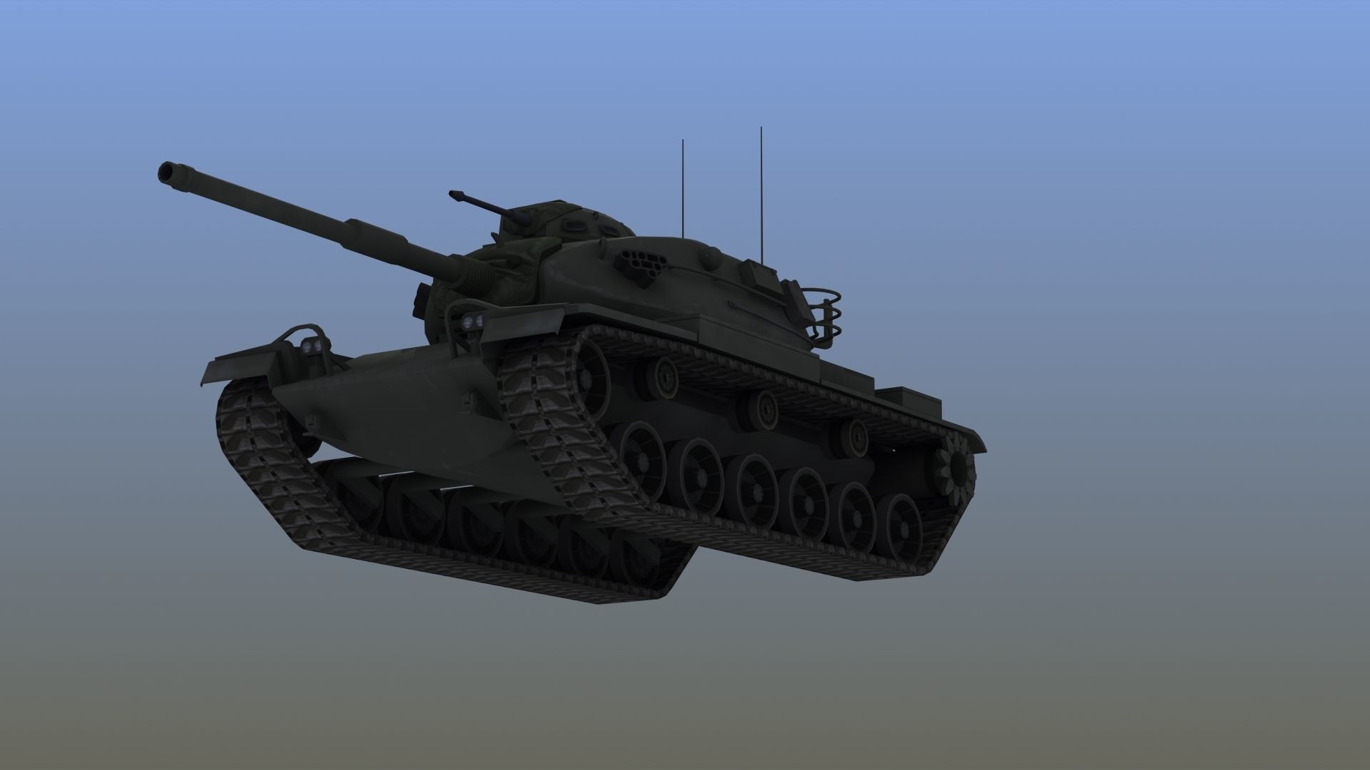 M60A3 Tank 3D model_12