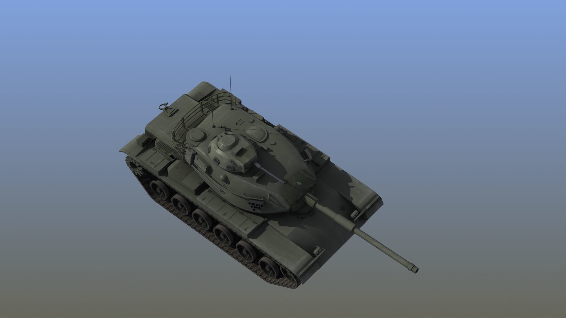 M60A3 Tank 3D model_20