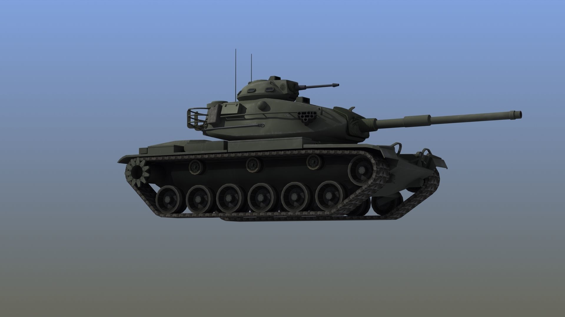 M60A3 Tank 3D model_8
