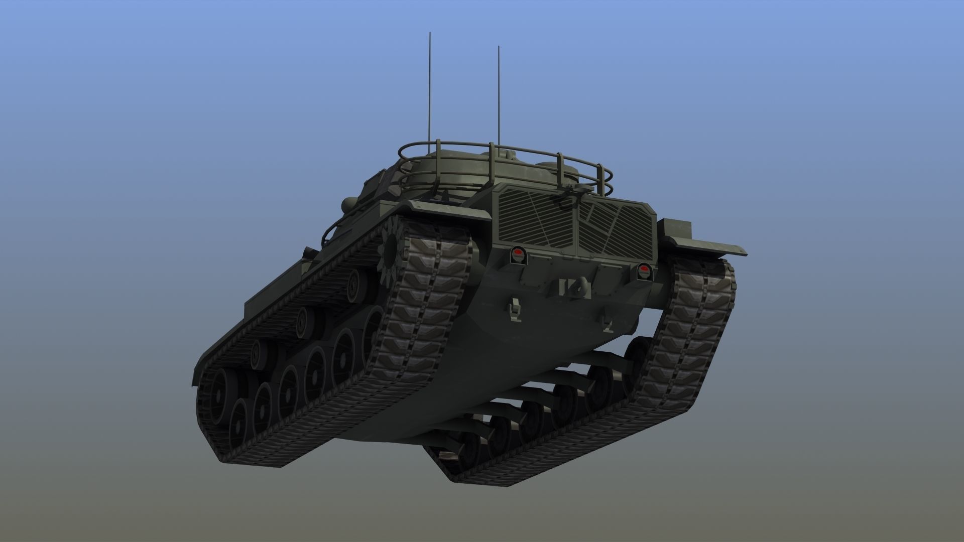 M60A3 Tank 3D model_4