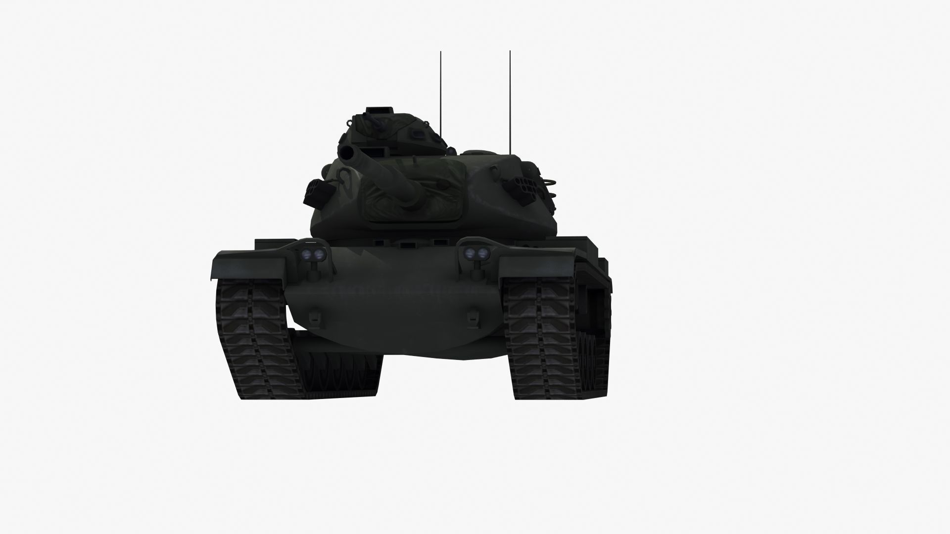M60A3 Tank 3D model_36