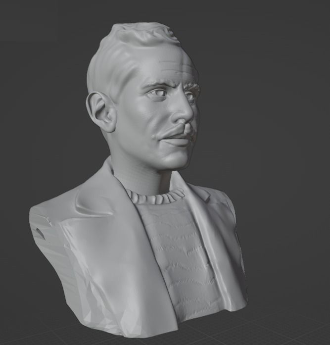 John Steinbeck 3D print model_11