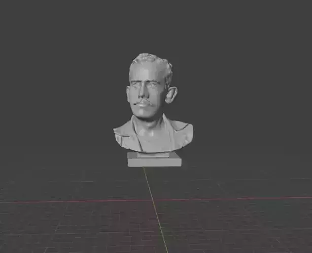 John Steinbeck 3D print model