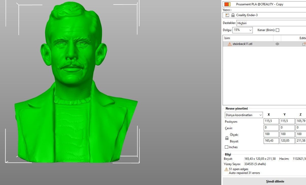 John Steinbeck 3D print model_17