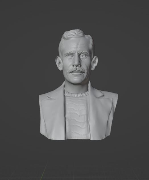 John Steinbeck 3D print model_19