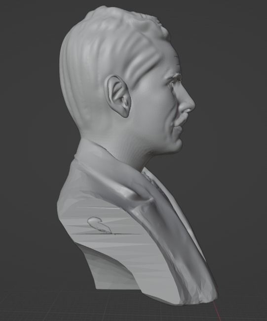 John Steinbeck 3D print model_2