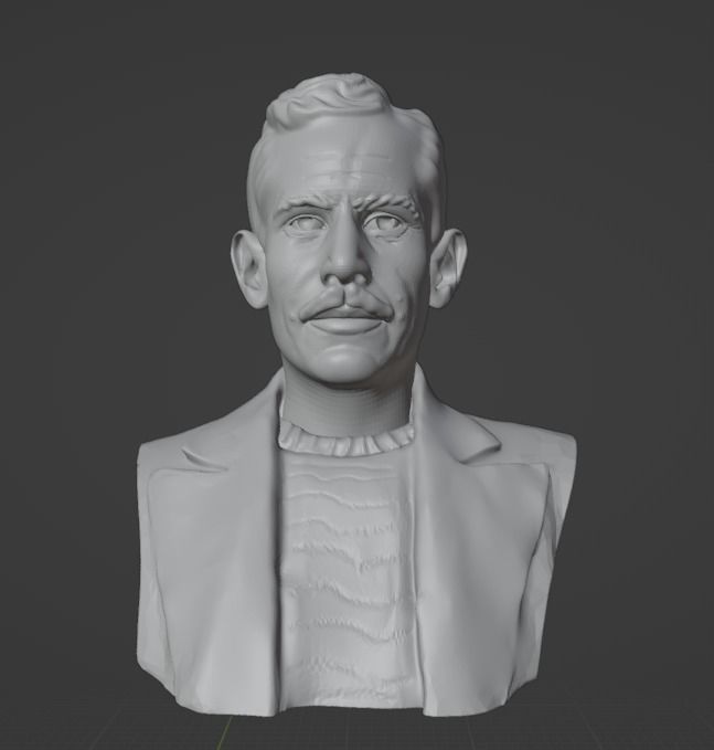 John Steinbeck 3D print model_18
