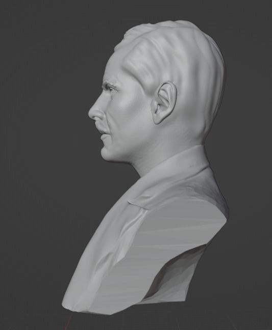 John Steinbeck 3D print model_12