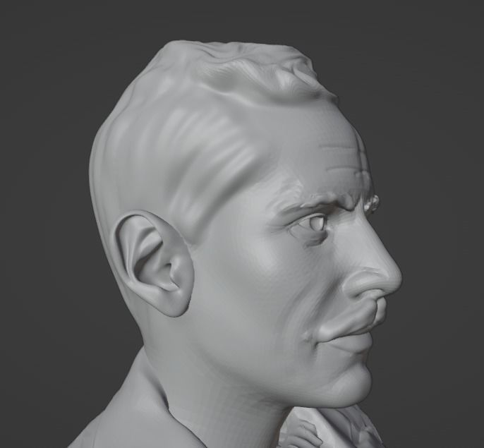 John Steinbeck 3D print model_7