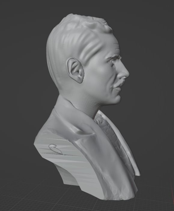 John Steinbeck 3D print model_13